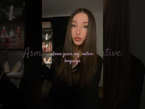 Asmr guess my language 🎀💤 — #asmr #mouthsounds #relaxing #sleep #girly #language #pink