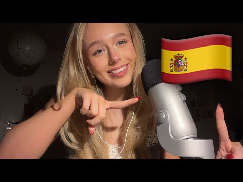 ASMR en español 🇪🇸 my favorite trigger words in spanish pt. 2