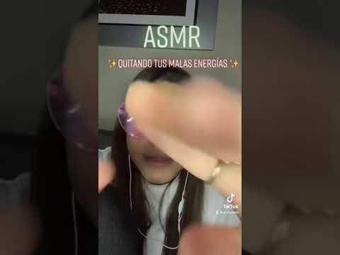 ✨ASMR QUITANDO TUS MALAS ENERGÍAS ❤️✨ #asmr #shorts #tiktok