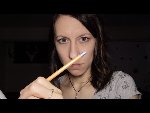 ASMR Drawing your portrait (with Inaudible Speaking), Je fais ton portrait (avec Paroles Inaudibles)