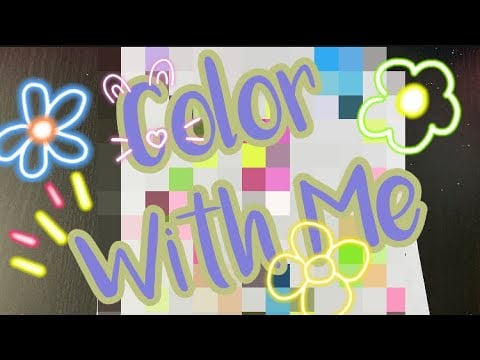 ASMR Color With Me “Cute Kawaii”