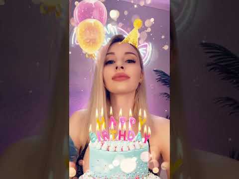 Happy birthday to me 🥳 #asmr #makeup #birthday