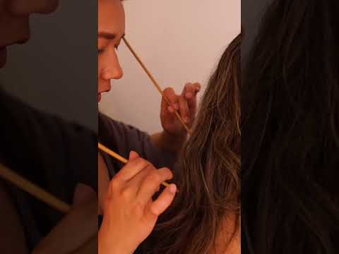 Part 9 | Even More Knitting Needle Scalp Check Sister #asmr #relaxing #asmrvideo #realpersonasmr