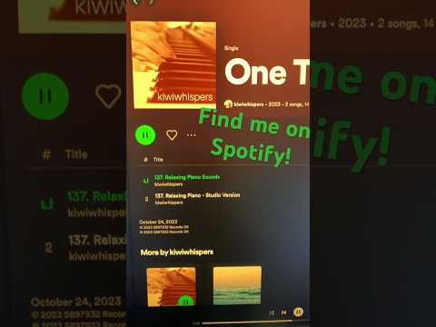 Find me on Spotify! #asmrmusic #relaxingmusic