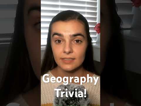 ASMR POP QUIZ! 5 Geography Questions