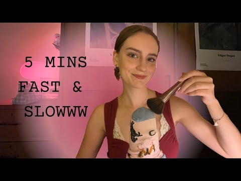 5 minutes instant tingles: fast and slow ASMR 🚗whisper