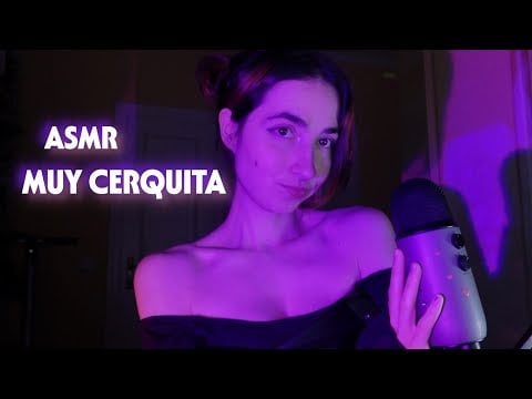 ASMR ♡💜¿Estoy DEMASIADO CERCA?✧˚ ⋆｡♡˚ ｡ﾟ•