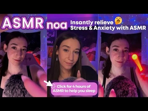 Calm Your Nervous System Before Sleep 😴 | OVER 4 HOURS of ASMR for stress relief 💕| live #245
