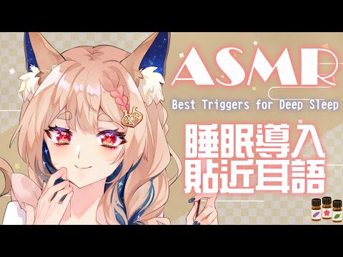 ASMR 台灣｜絕對舒眠療癒｜The best sleep soothing trigger sounds｜ 最高の睡眠トリガーサウンド【Healing希靈/VTuber】