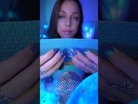 Pleather ASMR 🫠💙💤 #asmr #asmrsounds #asmrvideo