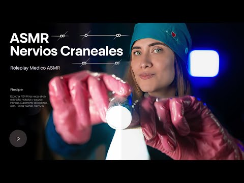 ASMR de NERVIOS CRANEALES como ningún otro: Completo, realista y relajante | ASMR español with Sasha