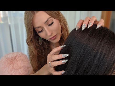 ASMR | Scalp Massage, Hair Brushing & Hair Play to Relax You! 🩷💁‍♀️