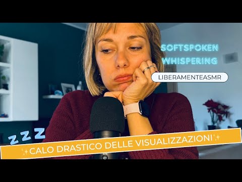 Asmrita Whispering Softspoken✨Cosa succede alle mie visualizzazioni!✨Mouthsounds papersounds tapping