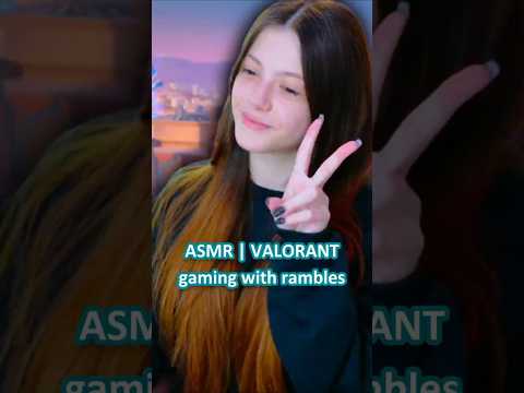 ASMR | VALORANT gaming with rambles ❄️💙 ─♡─ #asmr #valorant #gamingasmr