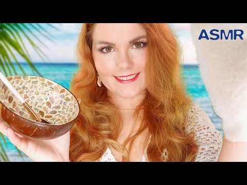 ASMR Deutsch: Traumhaftes Massage Spa Roleplay am Strand 🌴