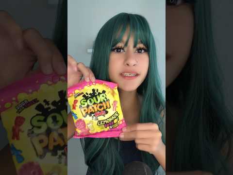 ASMR| SOUR candy! 🤯 #asmr #asmrcommunity #asmrsounds #asmrtriggers #asmreating #cosplayer #shorts