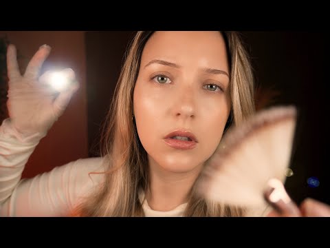 4K ASMR | Close 🔍 Skin Exam | Studying You With Intense Focus | Face Brushing, Touching Roleplay