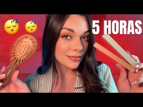 5Horas De ASMR Mexendo No Seu Cabelo Até Você Dormir 😴 