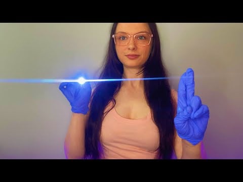 ASMR Fast & Chaotic EYE EXAM 👀 (you’re late…) 