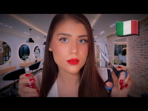 ASMR | Cutting Your Hair & Personal Attention 🇮🇹 (Italian Accent)