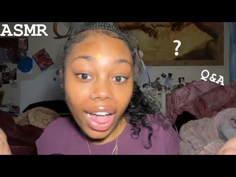 ASMR| Answering Sum Questions Q&A ASMR Edition❔🫶🏽
