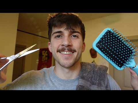 Binaural ASMR Haircut for Men 💈 Barbershop Roleplay with Personal Attention