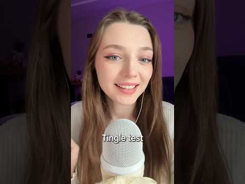 Tingle test #asmr #asmrsounds #asmrrelax #asmrtingles #asmrwhispers #asmrsleep #relax #tingles
