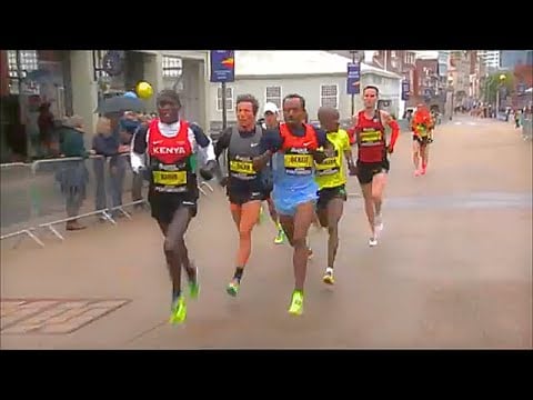 Marathon World Champion vs Kenenisa Bekele's Brother (10 Mile Road Race)