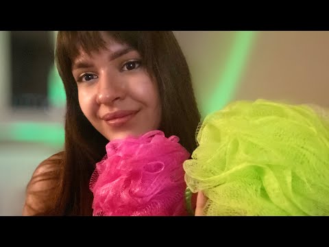 ASMR | Intense Sponge Scratching on the Mic, the sounds of water