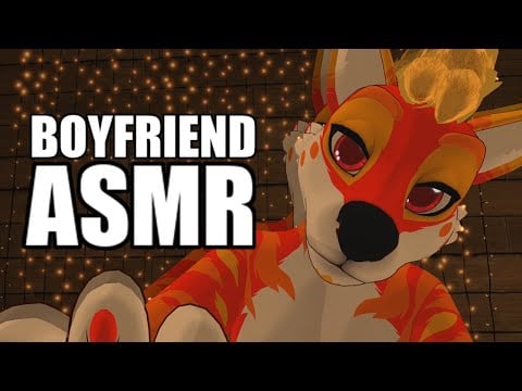 [Furry ASMR] Your furry boyfriend gives you a tingly massage ❤️