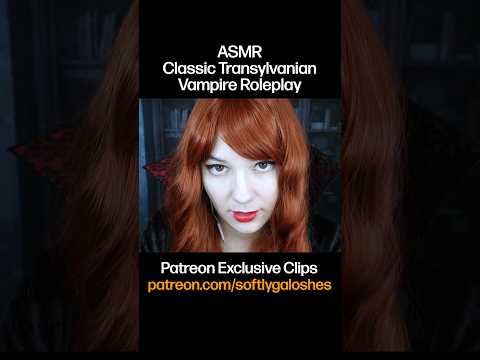 I vant to suck your blood!!! and give you tingles 😈 #asmr