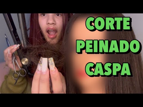 Asmr LA POPULAR ANTIPATICA DE LA ESCUELA TE PEINA