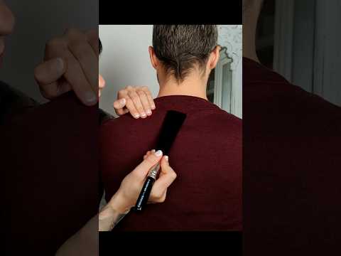 Sweater cleaning with a special brush