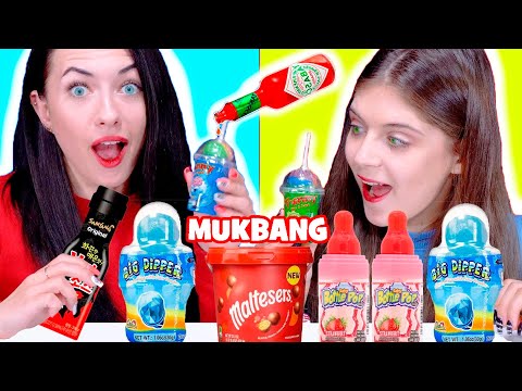 ASMR Food Challenge Sweet, Spicy, Sour Mukbang