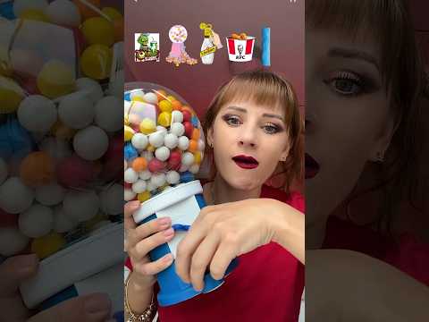 ASMR Gum, Sour Candy, Chicken Mukbang #shorts