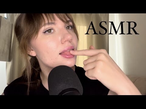 АСМР 🥰 spit painting your face ✨ МНОГООООО СЛЮНКИ ✨mounth sound ✨ звуки рта ✨ мокрый пальчик ✨