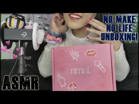 ASMR JAPANESE & KOREAN BEAUTY nomakenolife unboxing! October Halloween Box 🎃(Tapping, Soft Spoken)💤