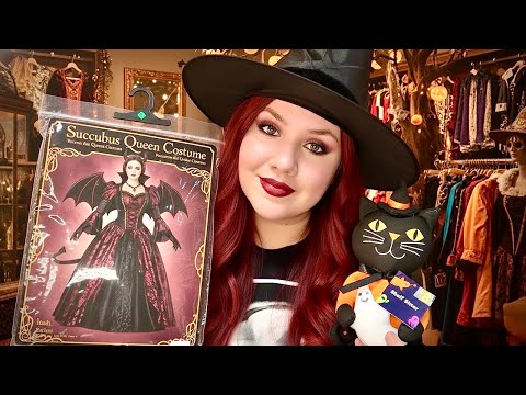 ASMR VENDEDORA de Disfraces de HALLOWEEN 🎃 Roleplay para DORMIR