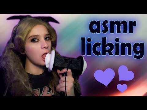 ♠• АСМР ИНТЕНСИВНЫЙ АГРЕССИВНЫЙ ЛИКИНГ 👅💦 | ASMR INTENSE EAR LICKING 👅🖤 | EAR EATING | КУШАЮ УШКИ •♠