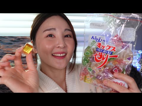 비닐째 먹는 5가지맛 과일 젤리 이팅수다 ASMR ∞ 신에게 간청하는 삶 vs 신을 돕는 삶