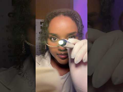 ASMR Eye Exam Medical RP #asmrshorts