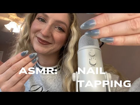 tapping and scratching on my long nails | ASMR | + tapping and scratching on random objects!