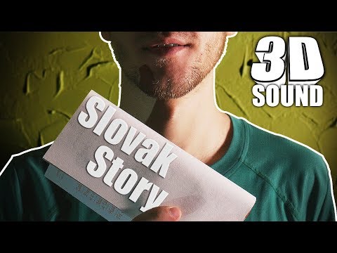 Reading you Slovak story while walking around you - Slovenské ASMR, soft spoken -