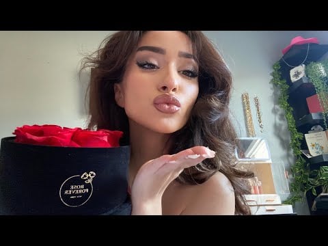 asmr in spanglish |  Valentines Rose Forever | ❤️