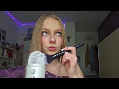 my first Asmr video🤍 (yapping + triggers)