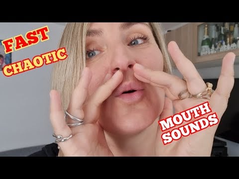 Extreme ASMR Chaos 🔥 Fast Dry Mouth Sounds & Chaotic Hand Movements