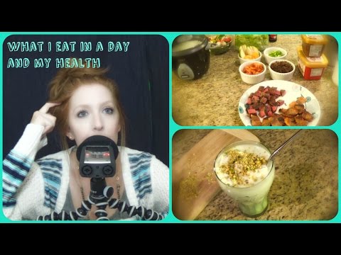 ASMR What I Eat In A Day and My Health