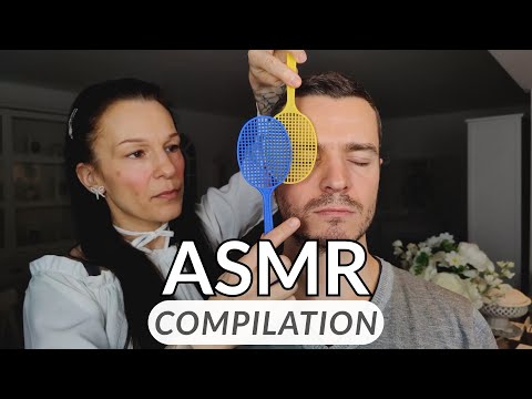 ASMR Compilation - Glasses & Beard / Foot & Shoe Fitting / Measure & Adjustment / Baby Hair & Scalp