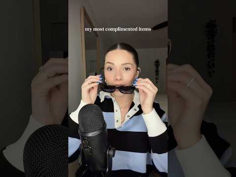 ASMR MY MOST COMPLIMENTED ITEMS #asmr #whispering #favorites #relaxing