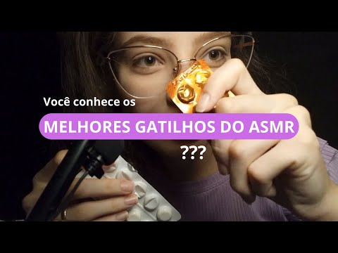 ALGUNS DOS MEUS GATILHOS FAVORITOS DO ASMR ♥ Camila ASMR